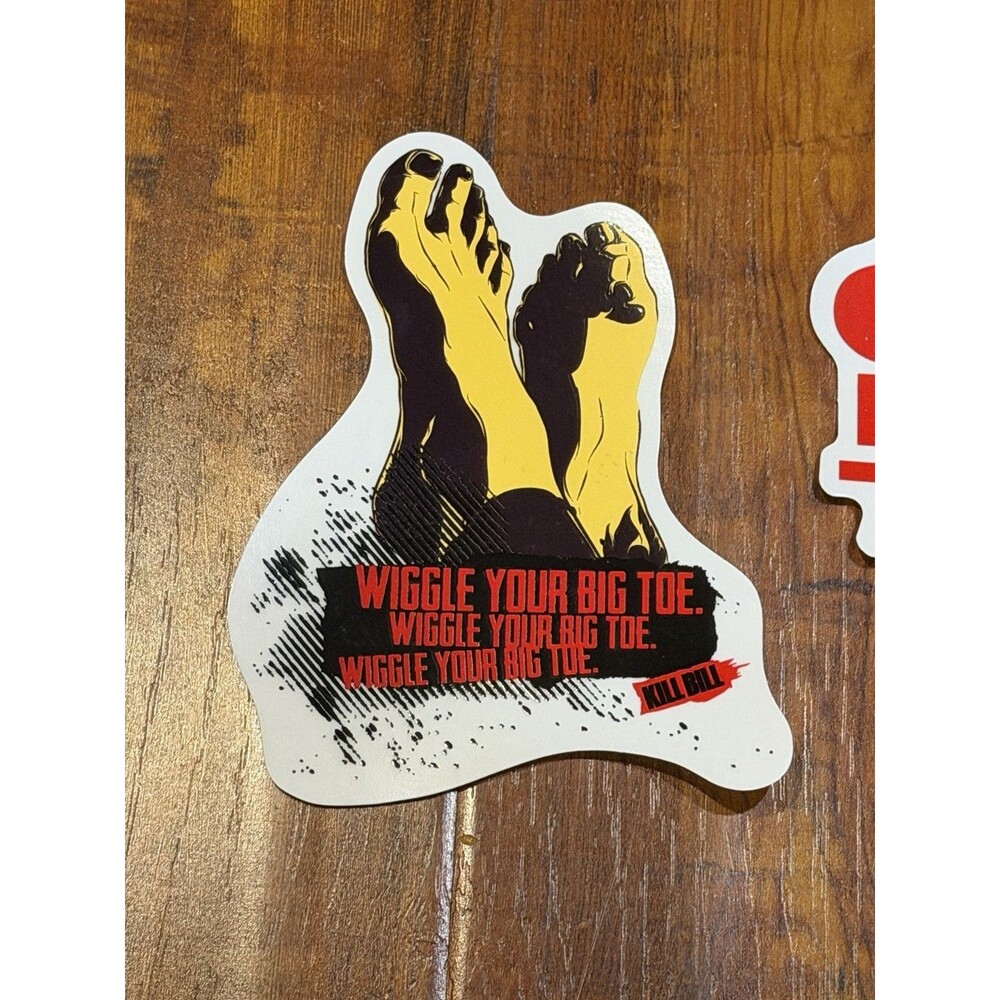 4 x Tarantino 6-Piece (24 Total) Sticker Set Pulp Fiction Reservoir Dogs & More! - Picture 6 of 12